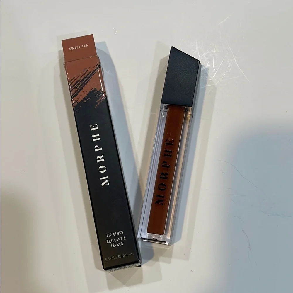Morphe Sweet Tea Lip Gloss - Rich Brown